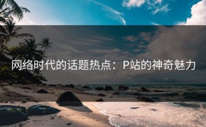 网络时代的话题热点：P站的神奇魅力